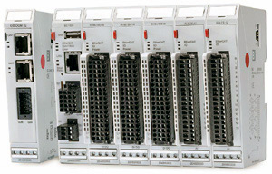 Контроллер EC1100 с коммуникационным модулем и с модулями ввода/вывода