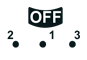 Схема подключения среднего положения контактов OFF тумблера MA113
