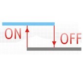 Иконка 2-х позиционного (ON/OFF) регулирования холодильного контроллера