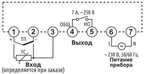 Схема подключения ESM-4410