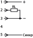 Схема подключения аналогового выхода