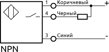 Схема соединения LR-H NPN