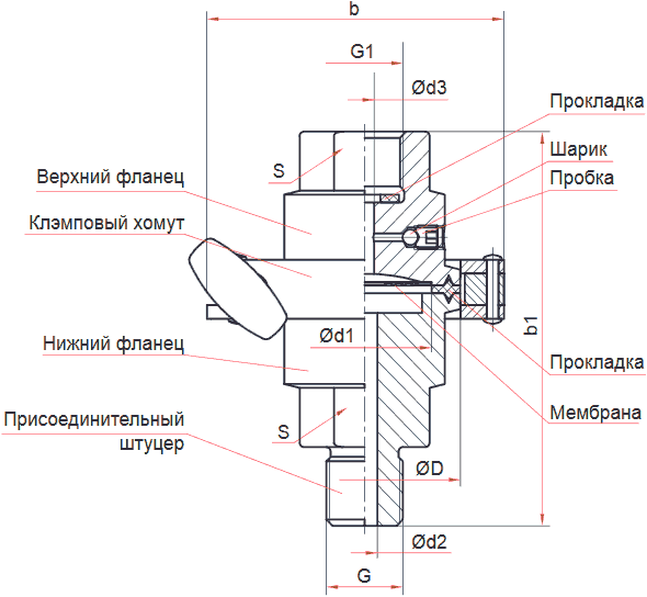 Разделитель сред схема