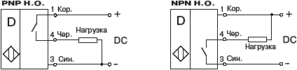 Схема подключения датчиков ВБЕ-Ф60